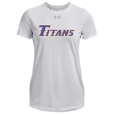 UA W's Locker Tee 2.0 SS with Titans logo