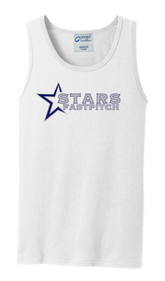 Port & Company® Core Cotton Tank Top With Stars Fastpitch Logo