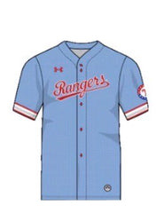 Rangers 2026 Button Up Sublimated Jersey