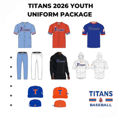 Titans 2026 Youth 13u & Younger Uniform Package