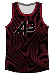 A3 SUBLIMATED WOMEN’S FITTED TRACK SINGLET JTRKJ2W