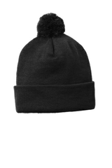 Solid Pom Pom Beanie