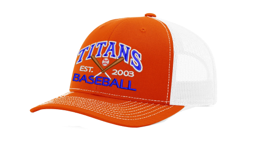 Snapback Trucker Cap with new Titans Baseball logo