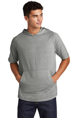 Sport-Tek PosiCharge Tri-Blend Wicking Short Sleeve Hoodie