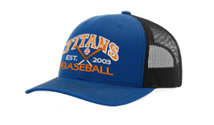 Snapback Trucker Cap with new Titans Baseball logo