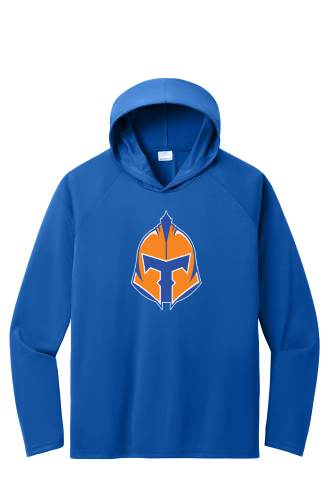 Port & Company® Performance Pullover Hooded Tee with Titans Helmet logo