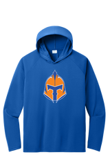 Port & Company® Performance Pullover Hooded Tee with Titans Helmet logo