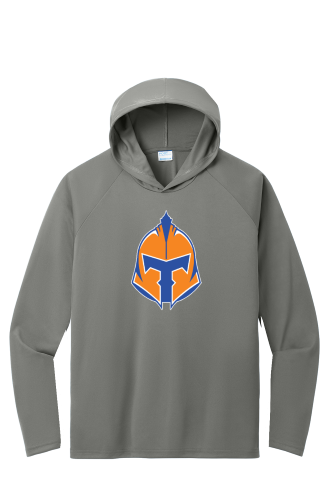 Port & Company® Performance Pullover Hooded Tee with Titans Helmet logo