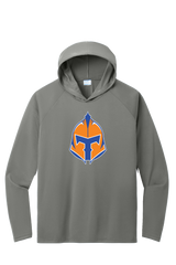 Port & Company® Performance Pullover Hooded Tee with Titans Helmet logo