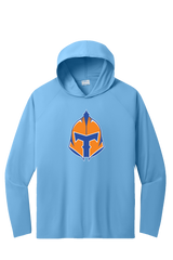 Port & Company® Performance Pullover Hooded Tee with Titans Helmet logo