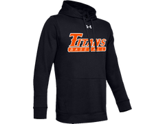 Men's UA Hustle Fleece Hoody with Titans Baseball logo