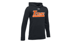 Boy's UA Hustle Fleece Hoody with Titans Baseball logo