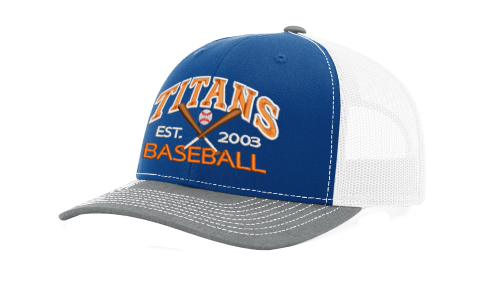 Snapback Trucker Cap with new Titans Baseball logo