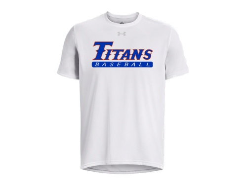 UA M's Locker Tee 2.0 SS With Titan Baseball Logo