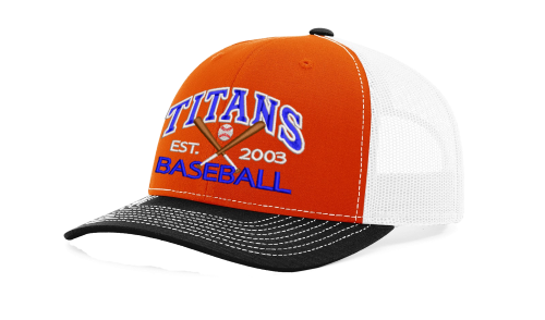 Snapback Trucker Cap with new Titans Baseball logo