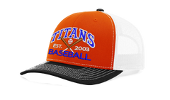 Snapback Trucker Cap with new Titans Baseball logo