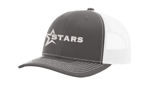 Snapback Trucker Cap with Stars Wordmark logo