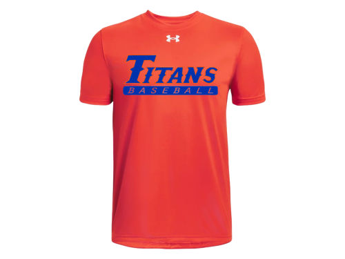 UA B's Locker Tee 2.0 SS With Titan Baseball Logo