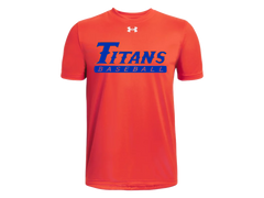 UA B's Locker Tee 2.0 SS With Titan Baseball Logo