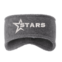 Port Authority® R-Tek® Stretch Fleece Headband with Stars Wordmark logo