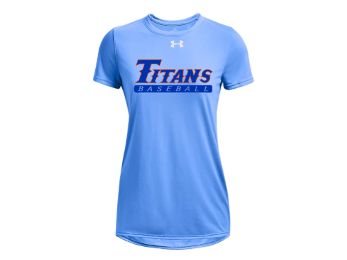 UA W's Locker Tee 2.0 with Titans Baseball logo