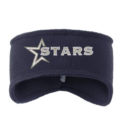 Port Authority® R-Tek® Stretch Fleece Headband with Stars Wordmark logo