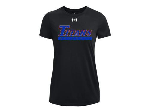 UA W's Locker Tee 2.0 with Titans Baseball logo