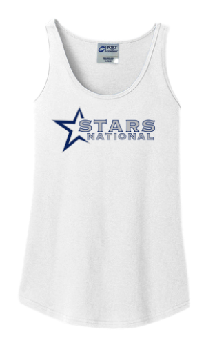 Port & Company® Ladies Core Cotton Tank Top with Stars National logo