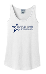 Port & Company® Ladies Core Cotton Tank Top with Stars National logo