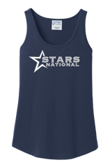 Port & Company® Ladies Core Cotton Tank Top with Stars National logo