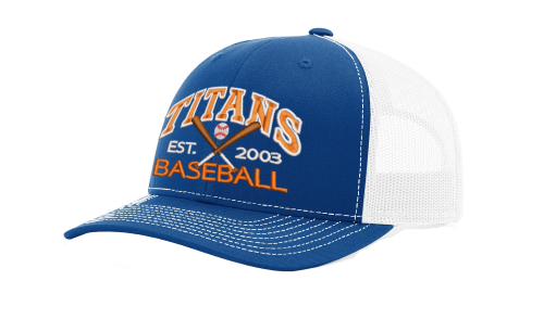 Snapback Trucker Cap with new Titans Baseball logo