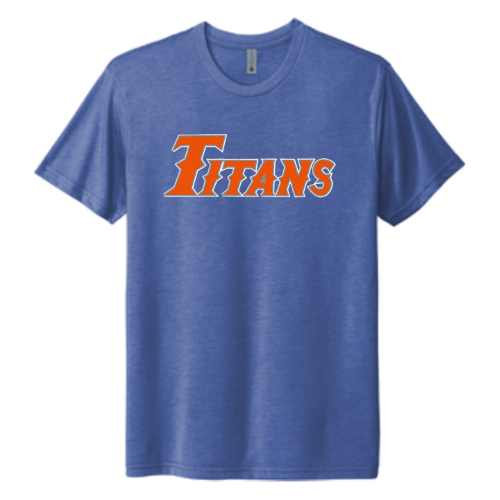 Next Level Apparel® Unisex Tri-Blend Tee With Titans Logo