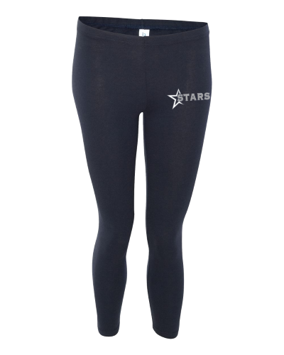 Ladies' Love 'Em Leggings with Stars Wordmark logo