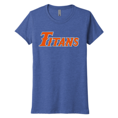 Next Level Apparel® Women’s Tri-Blend Tee With Titans Logo