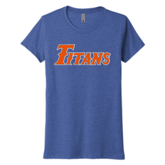 Next Level Apparel® Women’s Tri-Blend Tee With Titans Logo