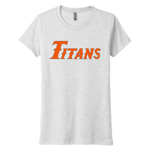 Next Level Apparel® Women’s Tri-Blend Tee With Titans Logo