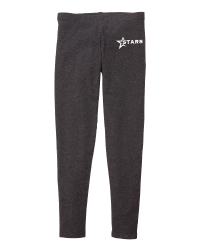 Girls' Leggings with Stars Wordmark logo