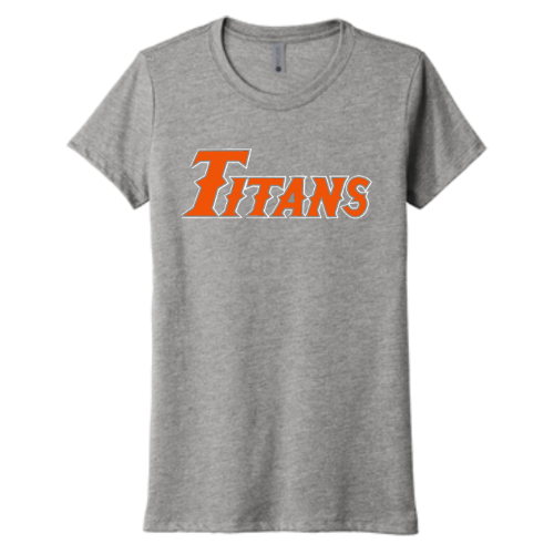 Next Level Apparel® Women’s Tri-Blend Tee With Titans Logo