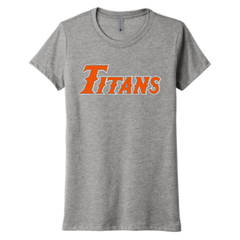 Next Level Apparel® Women’s Tri-Blend Tee With Titans Logo