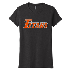 Next Level Apparel® Women’s Tri-Blend Tee With Titans Logo