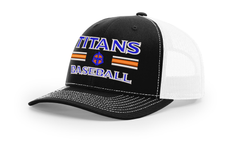 Snapback Trucker Cap with Titans baseball logo