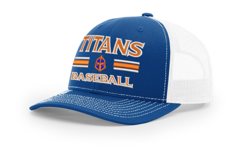 Snapback Trucker Cap with Titans baseball logo