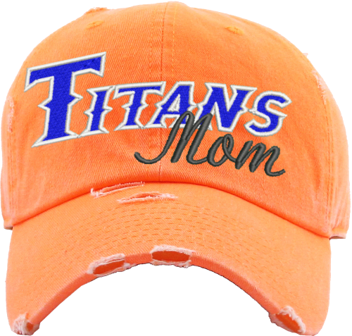 Meshback Ponytail Baseball Cap with Titans mom logo