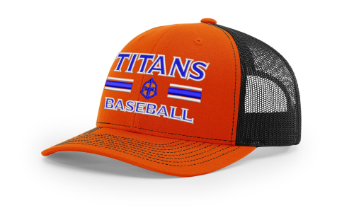 Snapback Trucker Cap with Titans baseball logo