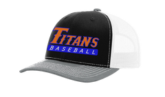 Snapback Trucker Cap with Titans Baseball logo