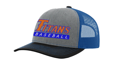 Snapback Trucker Cap with Titans Baseball logo