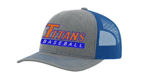 Snapback Trucker Cap with Titans Baseball logo