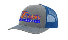 Snapback Trucker Cap with Titans Baseball logo