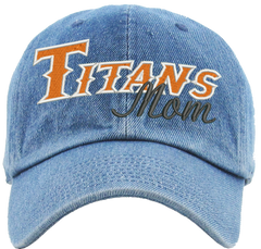 Meshback Ponytail Baseball Cap with Titans mom logo