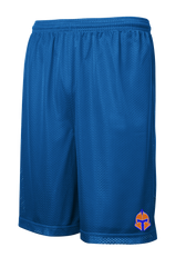 Youth Sport-Tek PosiCharge Classic Mesh Short with embroidered Titans logo